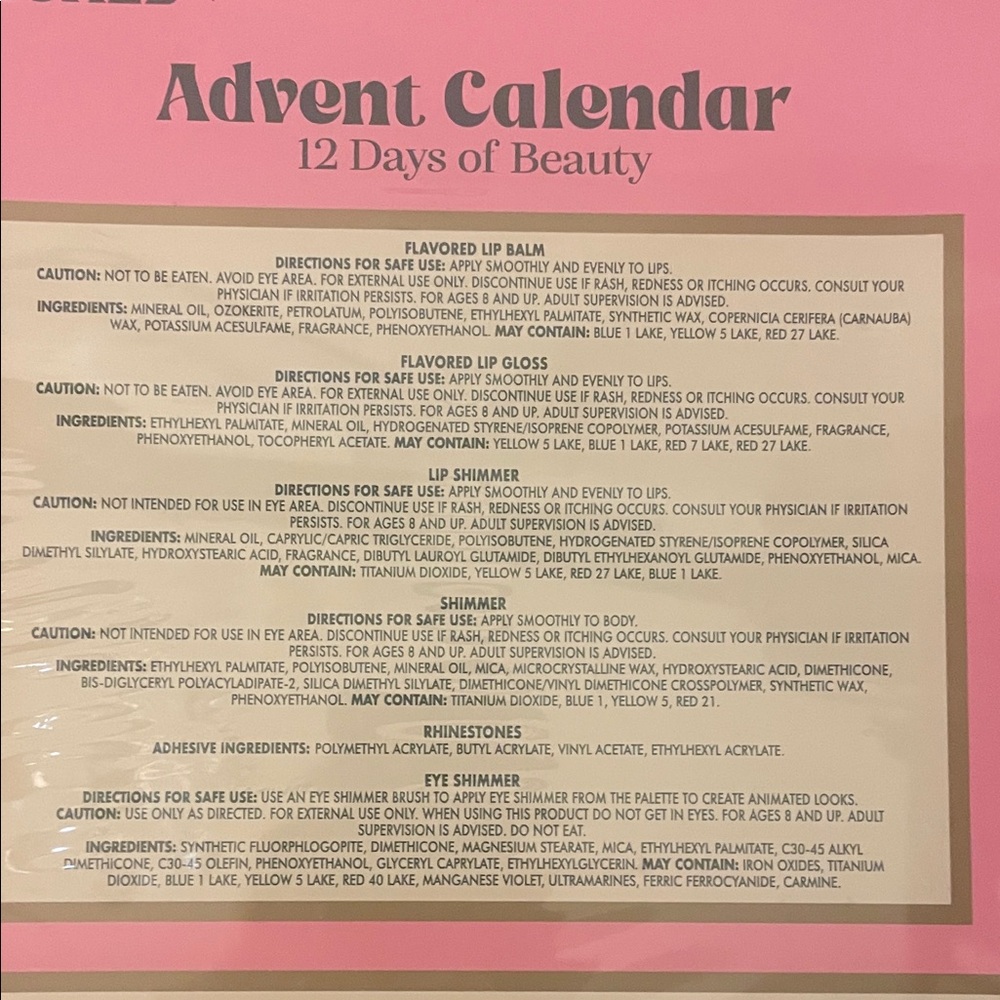 Wicked x Katie Kime 12 Days of Beauty Advent Calendar NWT Gift Set - Picture 4 of 9